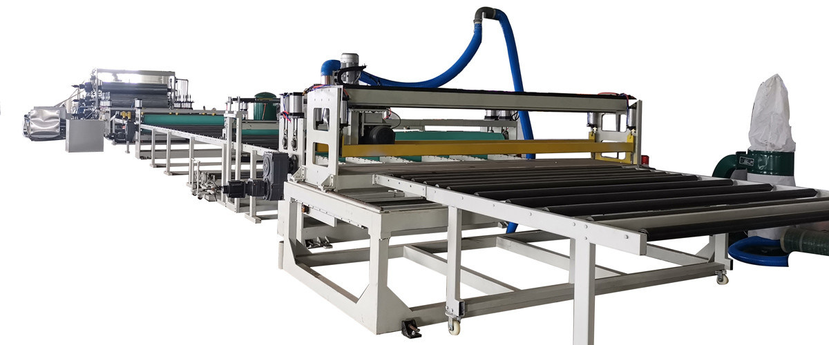 Machine à faire des feuilles de plastique