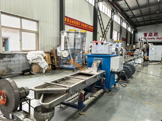 Ligne de production de granulation de torons à refroidissement par eau TPR TPE 500KG/H