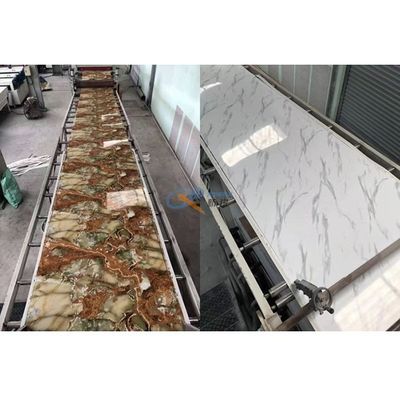 Panneau de PVC du contreplaqué 2.0g/Cm3 faisant la machine pour la feuille de marbre
