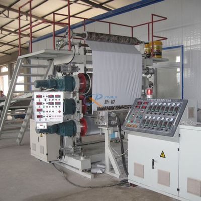 380V 2.0g/Cm3 Double Screw Pvc Marble Sheet Making Machine